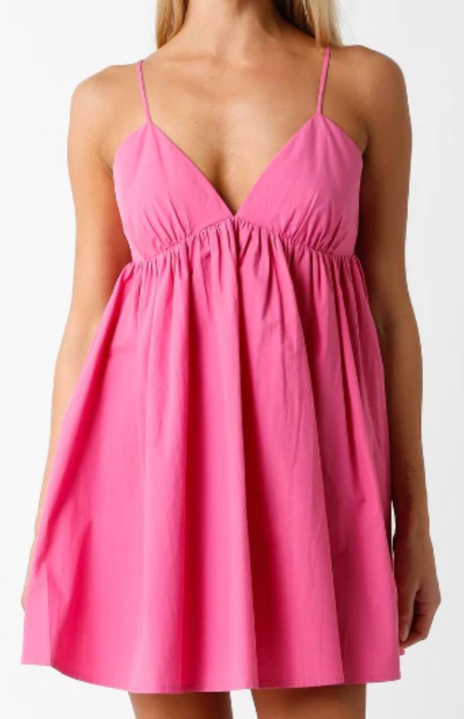 matilda dress- pink