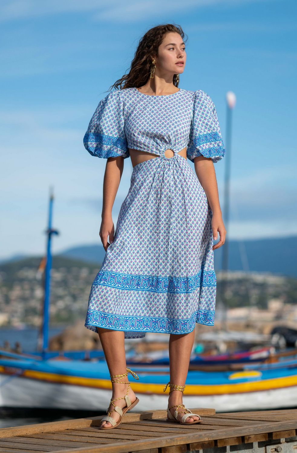saint-bonnet cut out maxi- blossom
