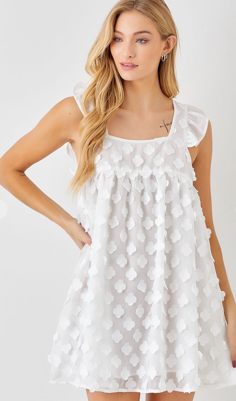 ava dress- ivory