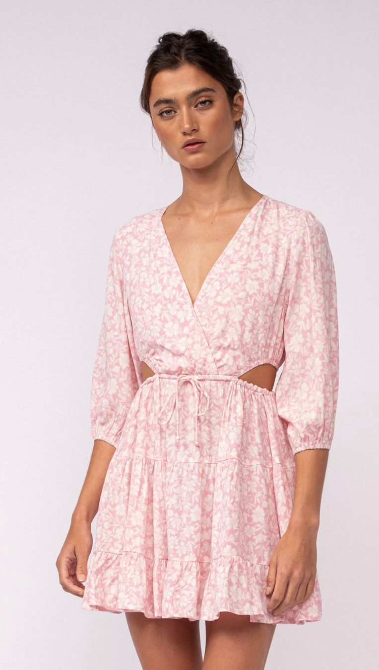 lovely feeling dress- pink
