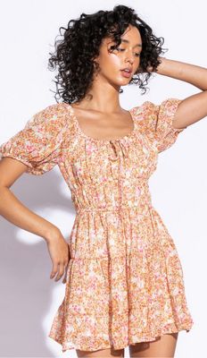 anytime floral dress- multi