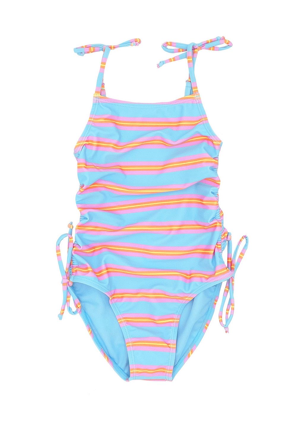 seaside one-piece swimsuit- crystal blue