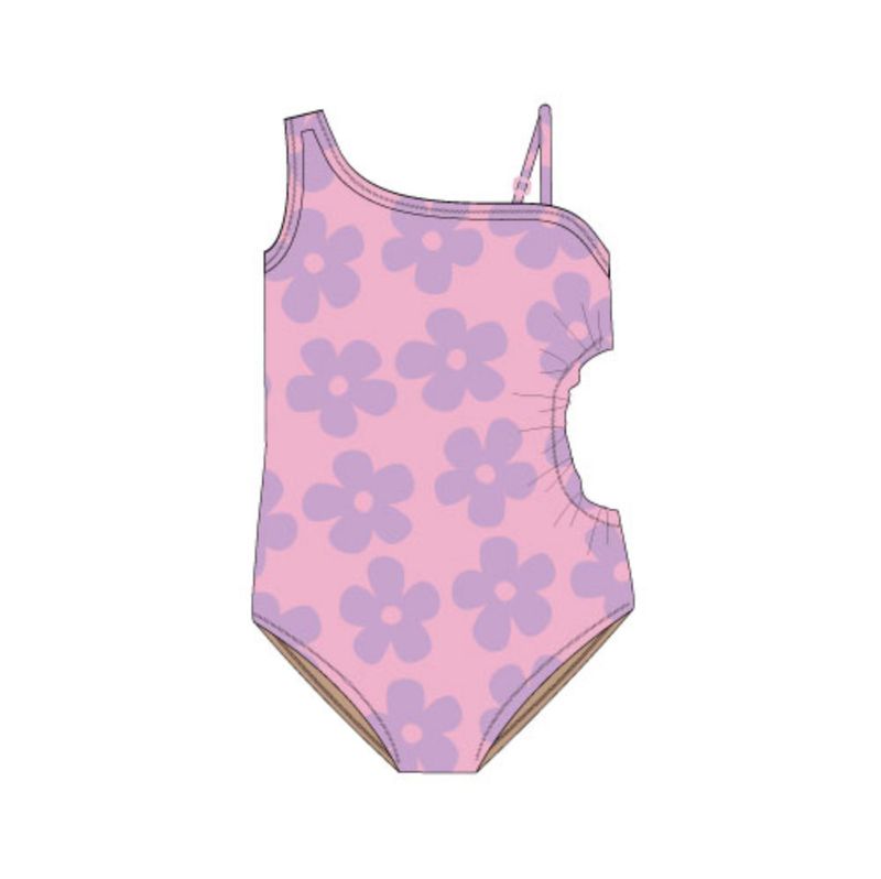 shimmer cutout swimsuit- retro daisy