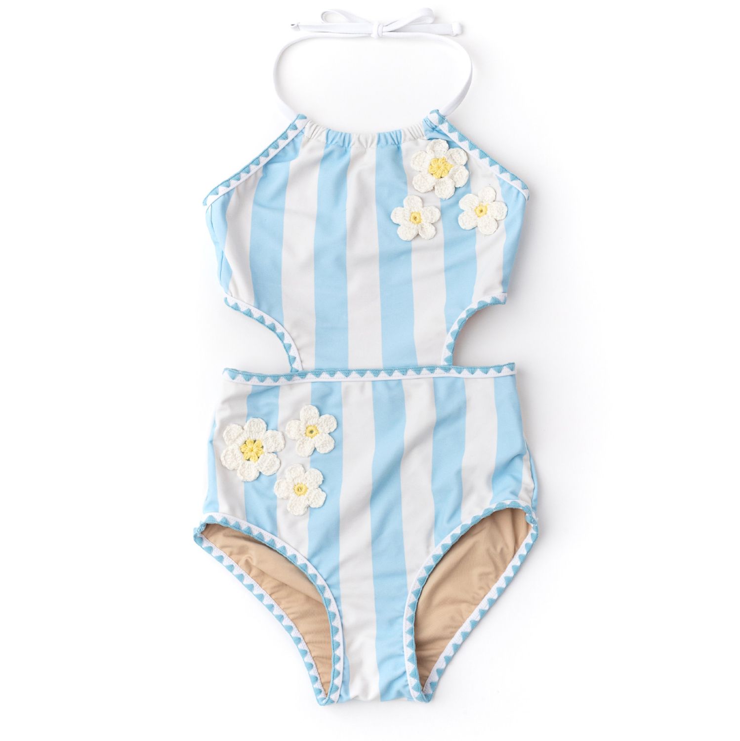 crochet halter- cabana daisy