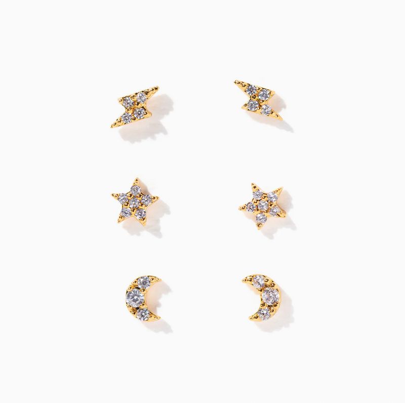 teeny tiny galaxy studs