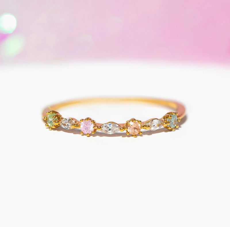 pastel rosie ring- gold