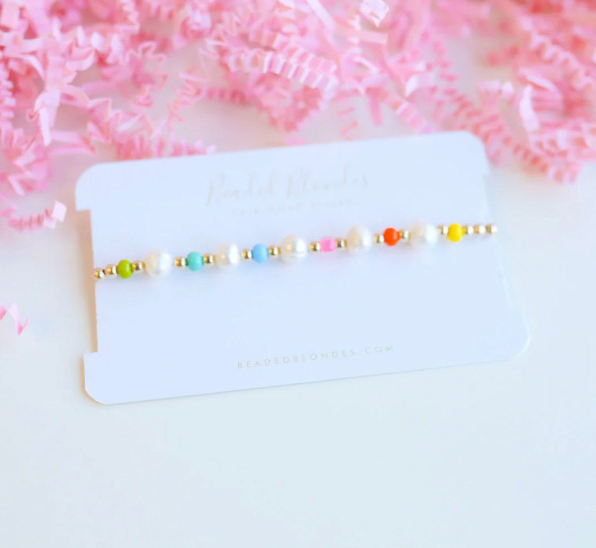 beach rainbow bracelet