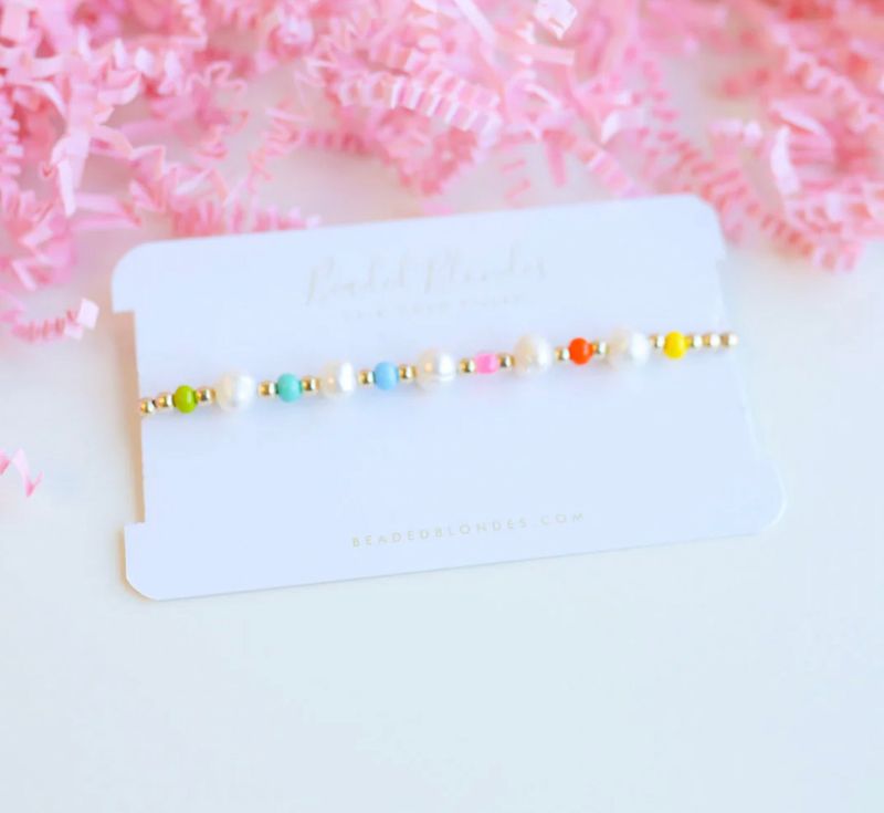 beach rainbow bracelet