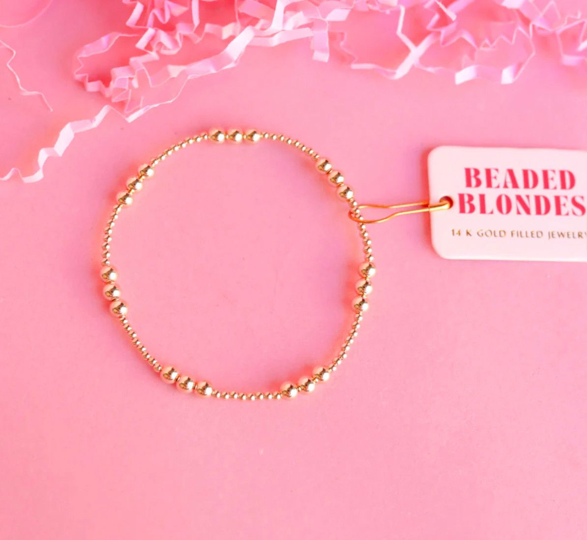 ILY bracelet- gold