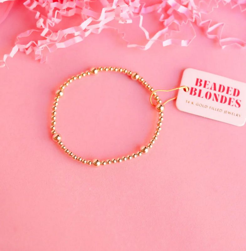 olive bracelet- gold