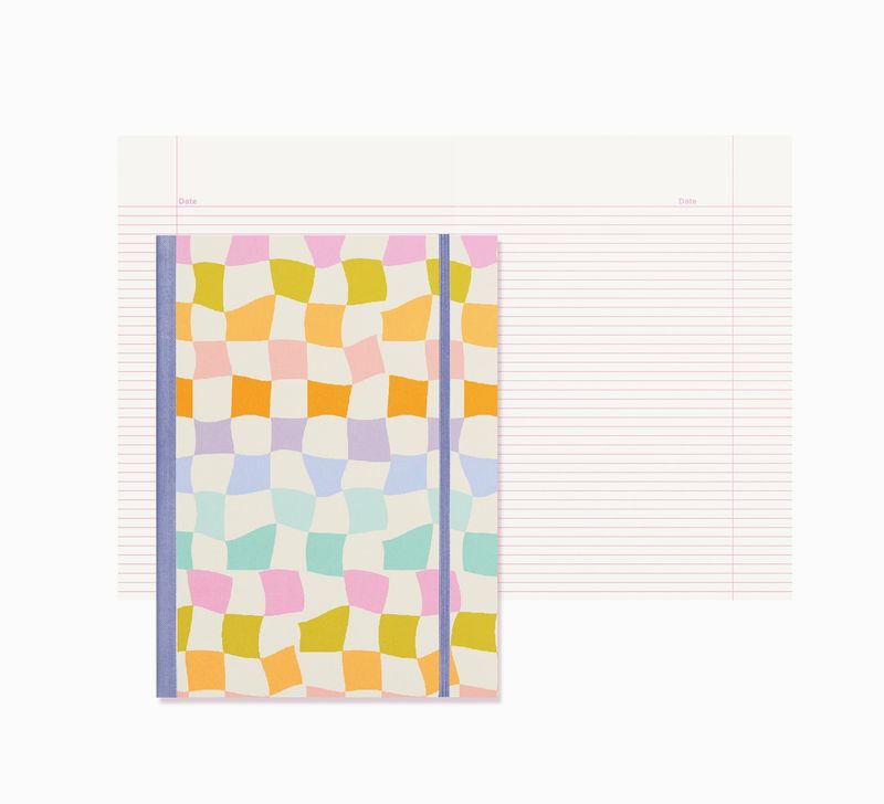 notebook- carnival checkers