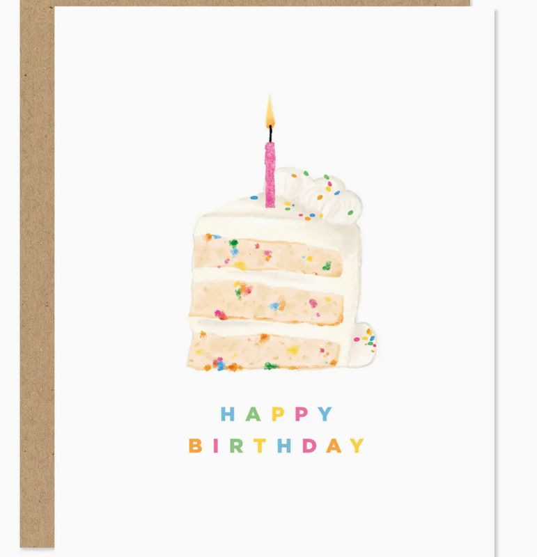 birthday cake happy birthday card