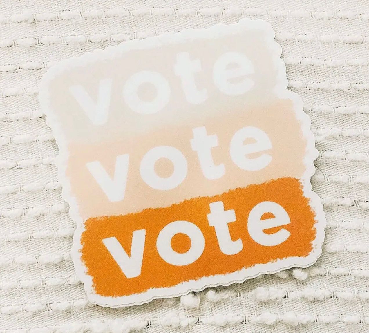 vote sticker