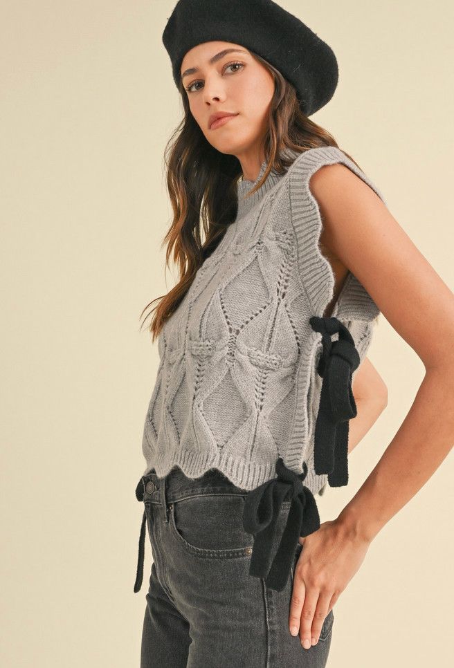 beckett bow sweater