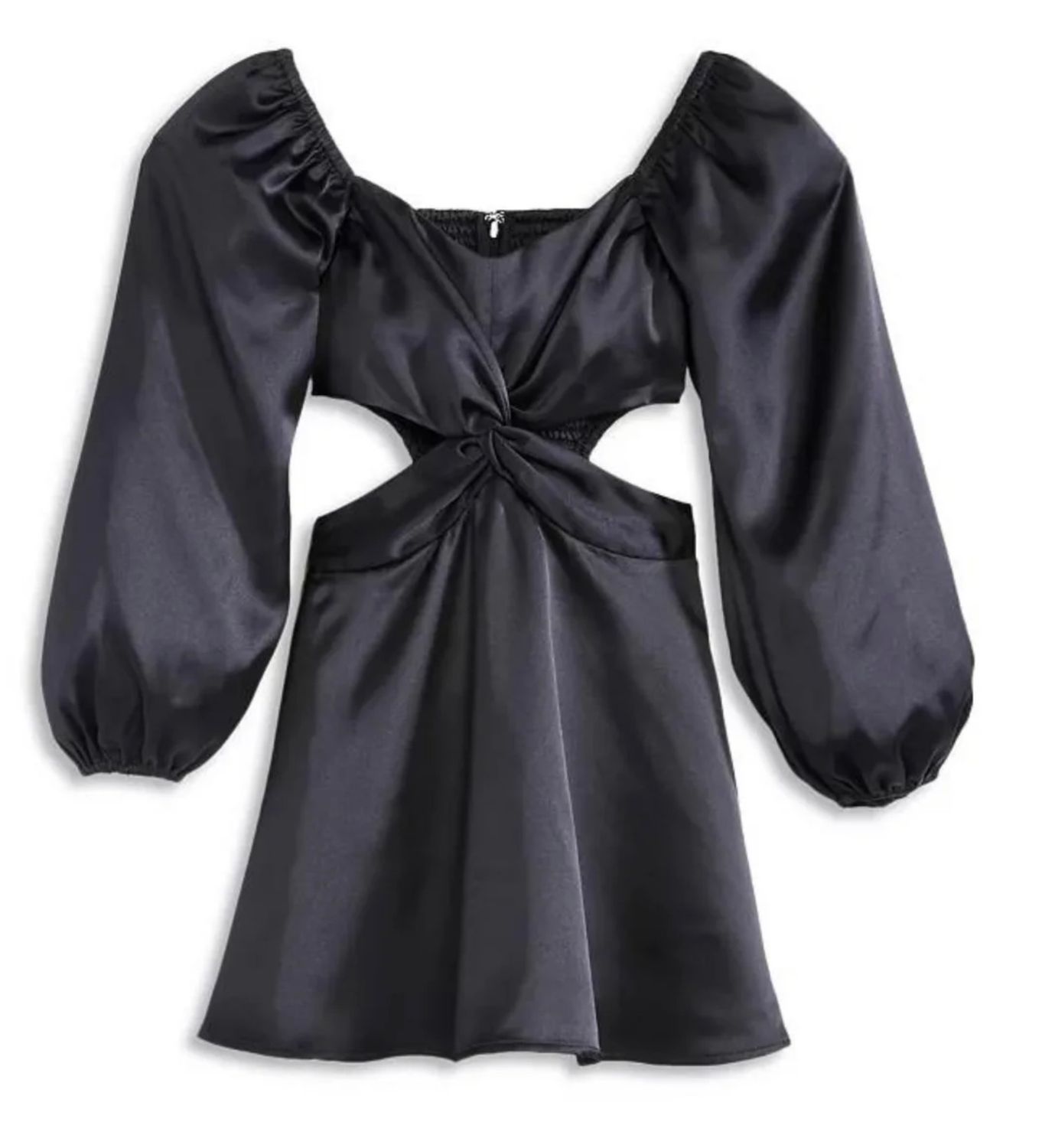 ari dress- black satin