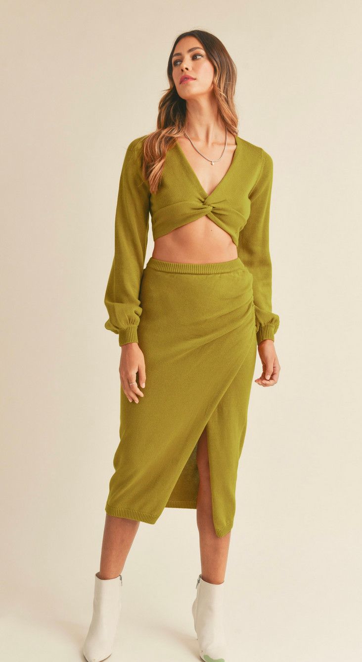 juliette set- moss green