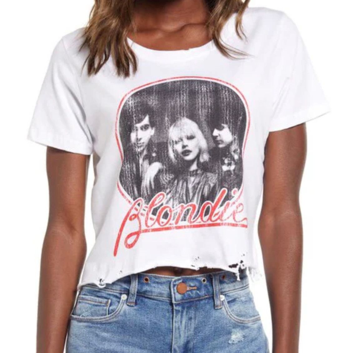 blondie crop tee