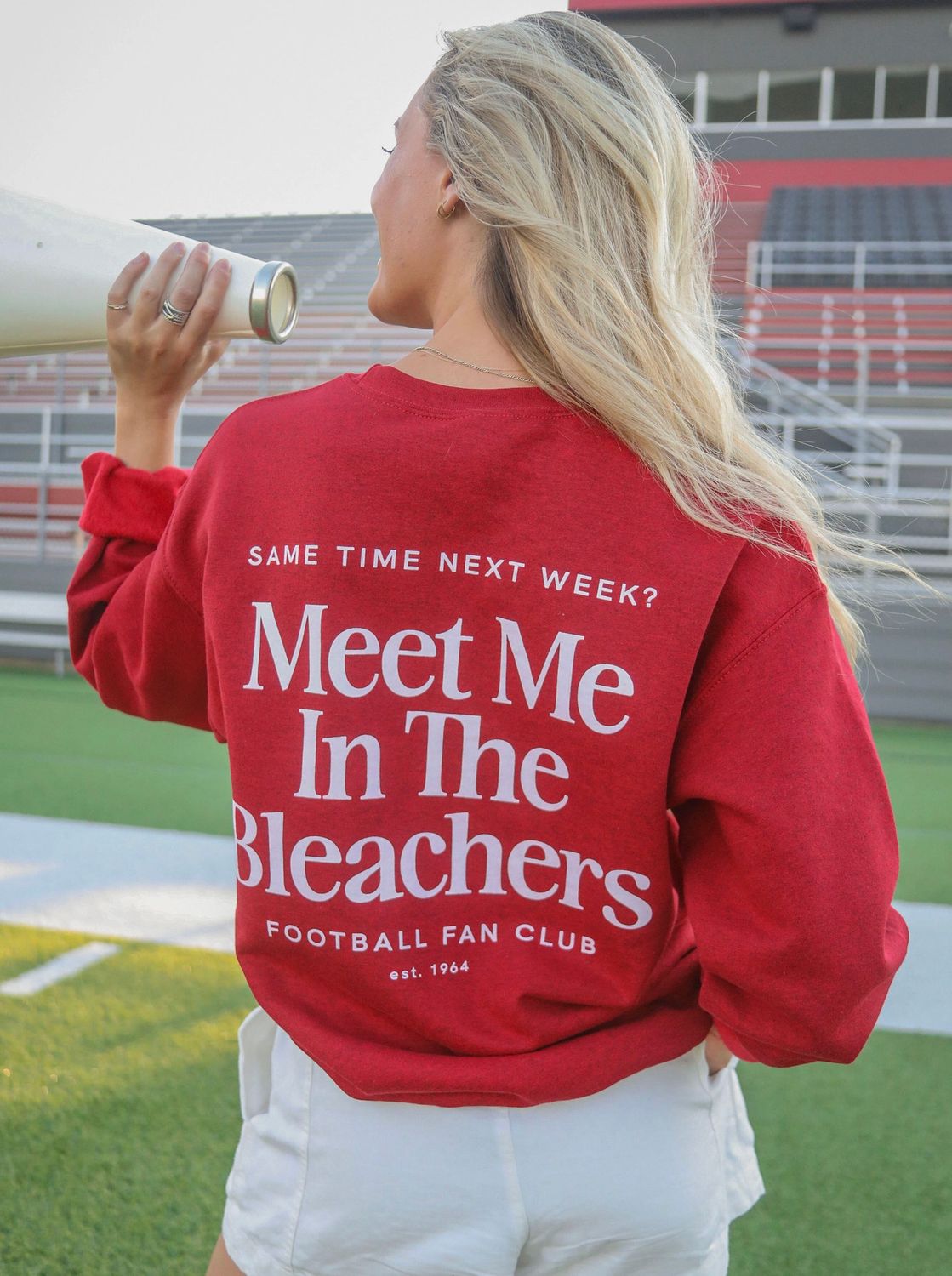 bleachers sweatshirt- red