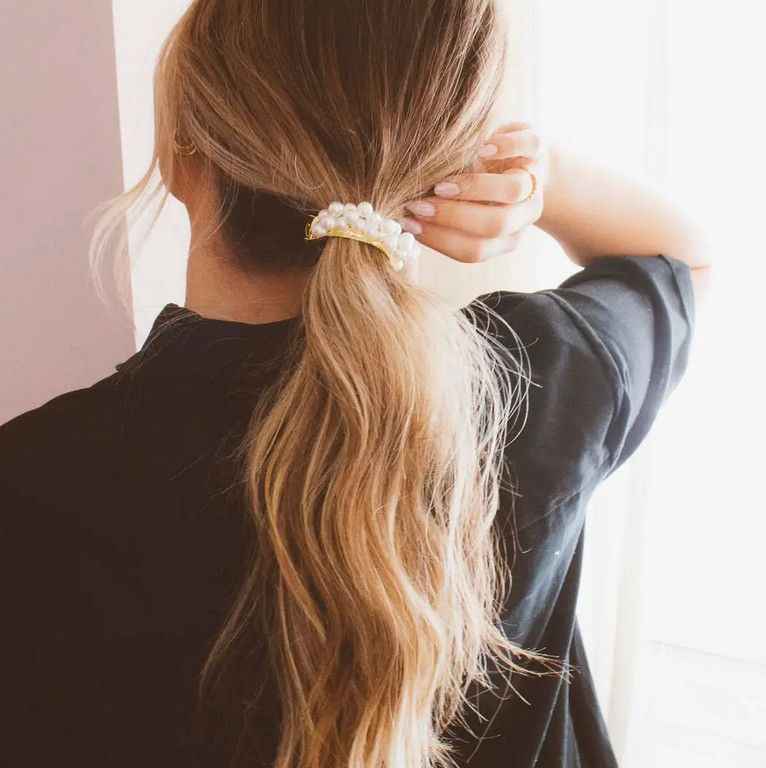 dorothy pearl ponytail clip