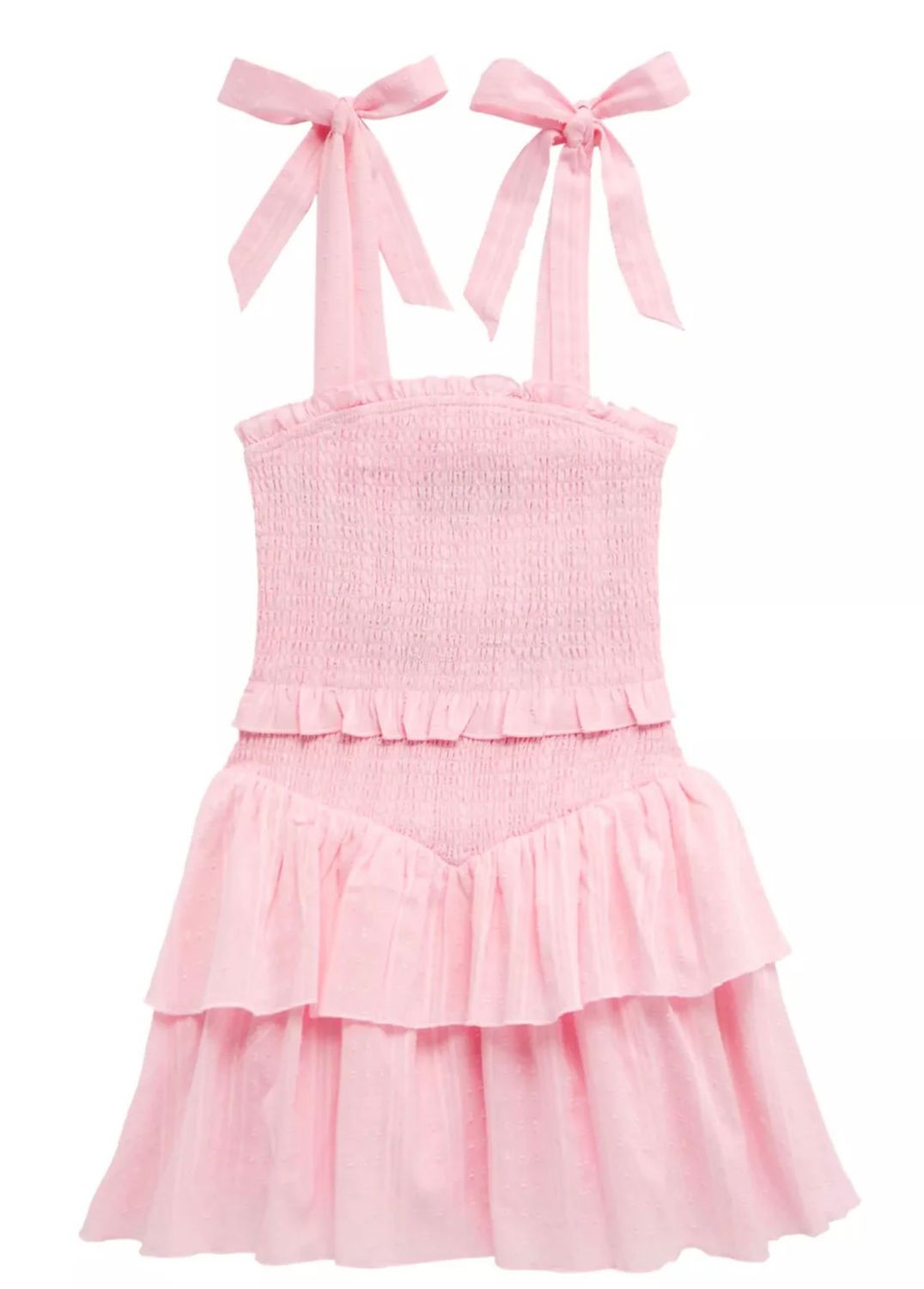 emerson tie dress- pink