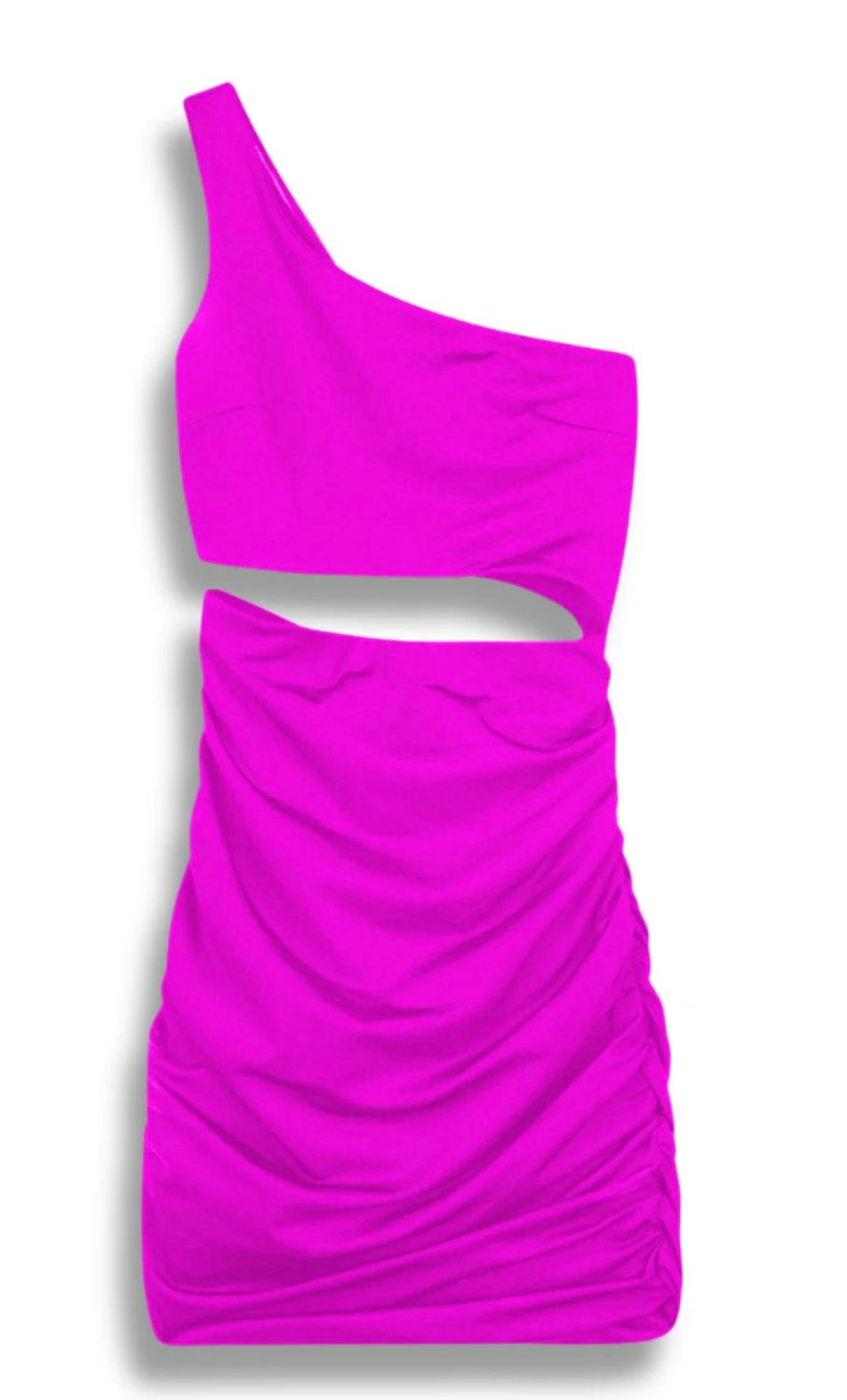 ginger dress- neon pink