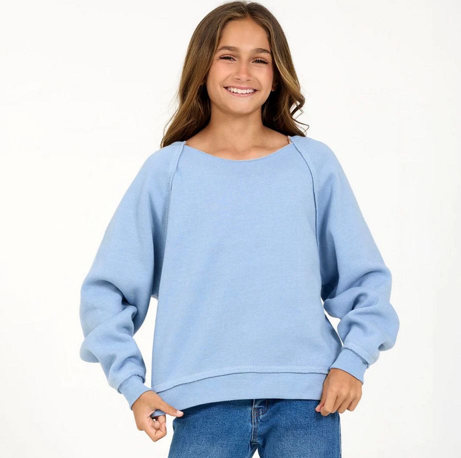 hilo off shoulder sweatshirt
