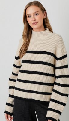 cici stripe sweater