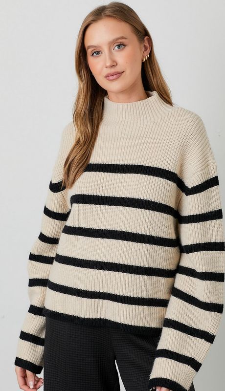 cici stripe sweater