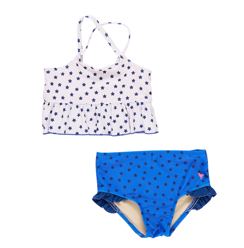 joy tankini- mixed ditsy stars