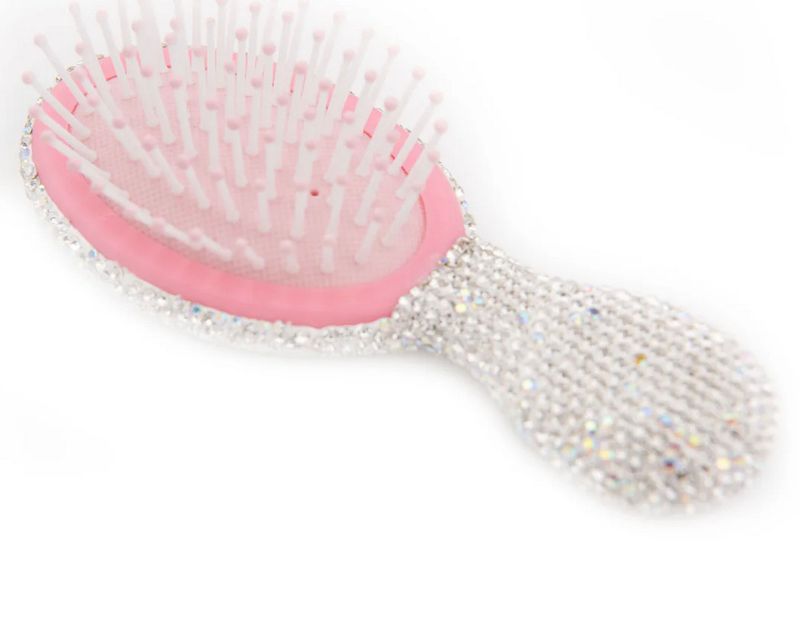 crystallized mini hairbrush