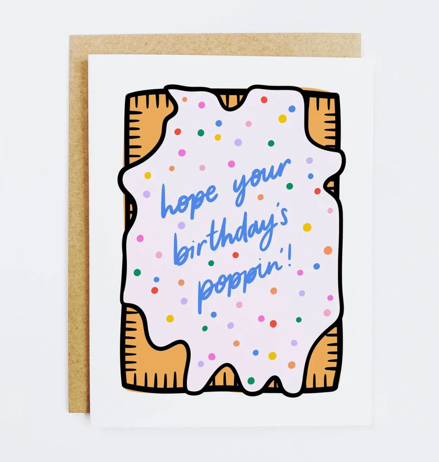 poppin&#39; birthday card