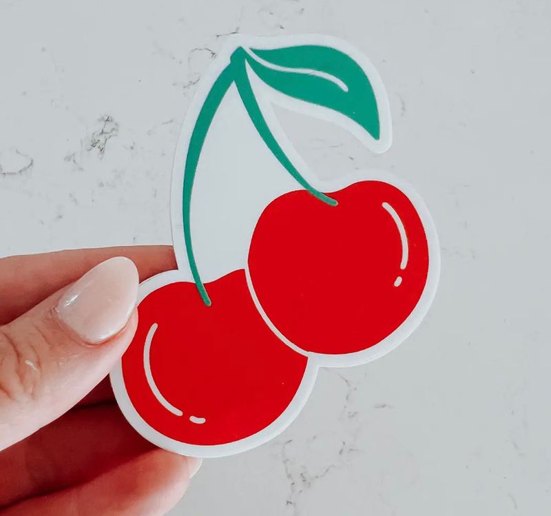 cherries sticker