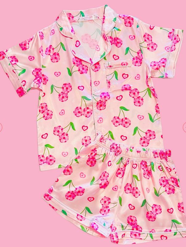disco cherries loungewear