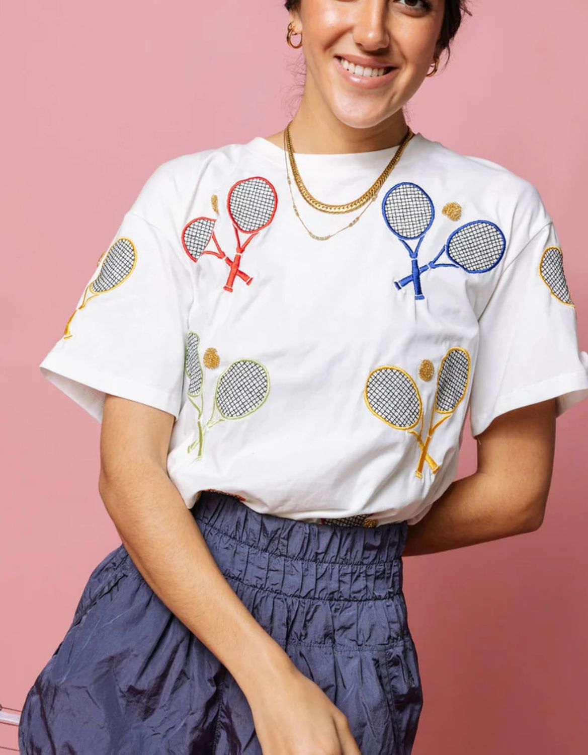 tennis racket tee