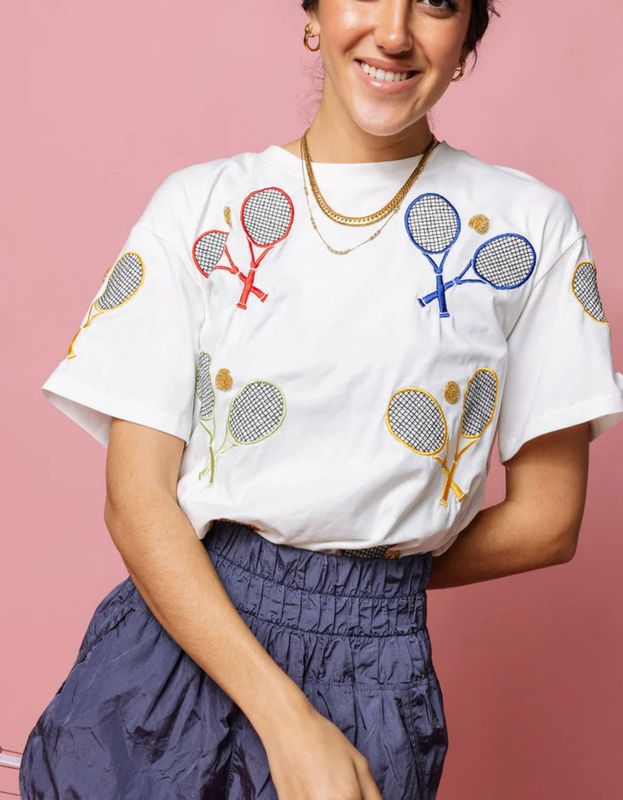 tennis racket tee