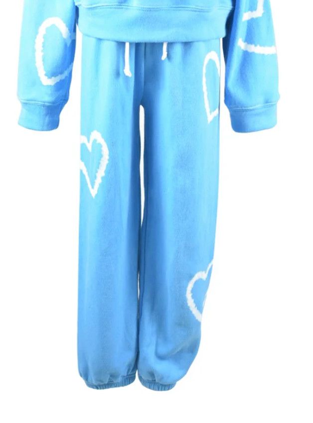 open heart sweatpants