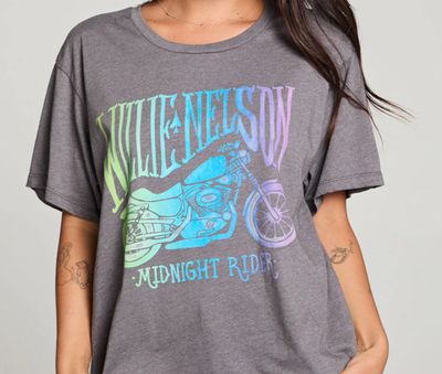 midnight rider gradient tee