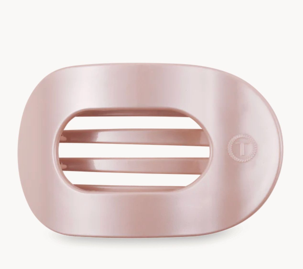 flat round hairclip- medium