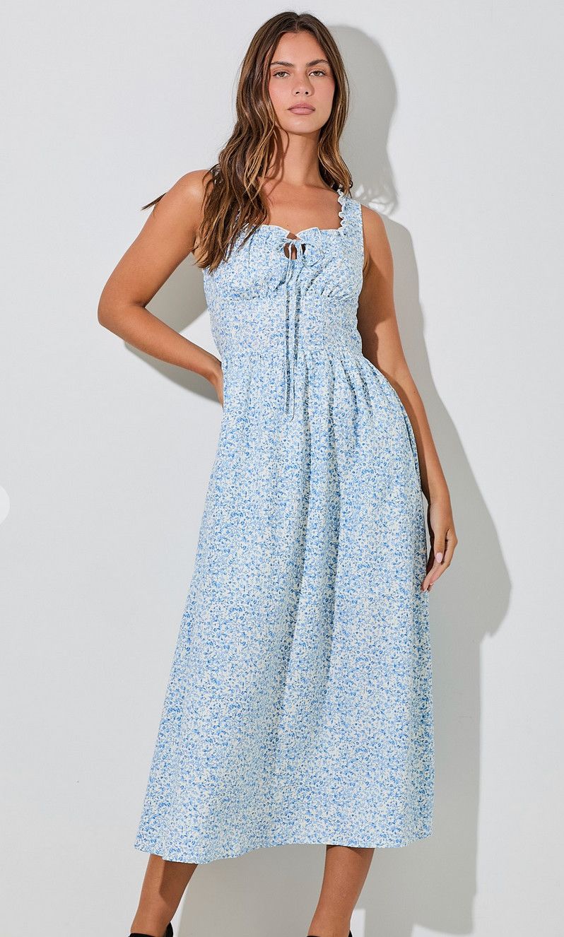 milkmaid maxi dress