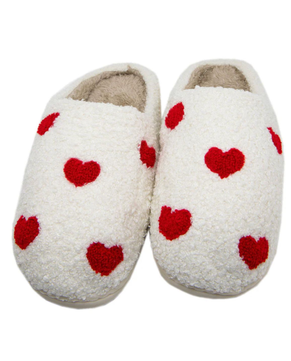heart slippers