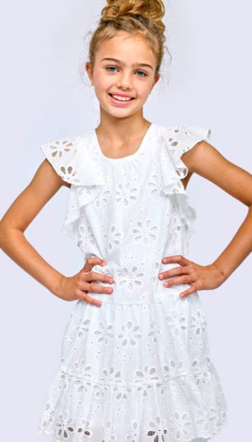 daisy eyelet dress