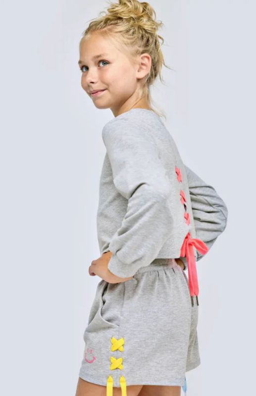 smiley drawstring set