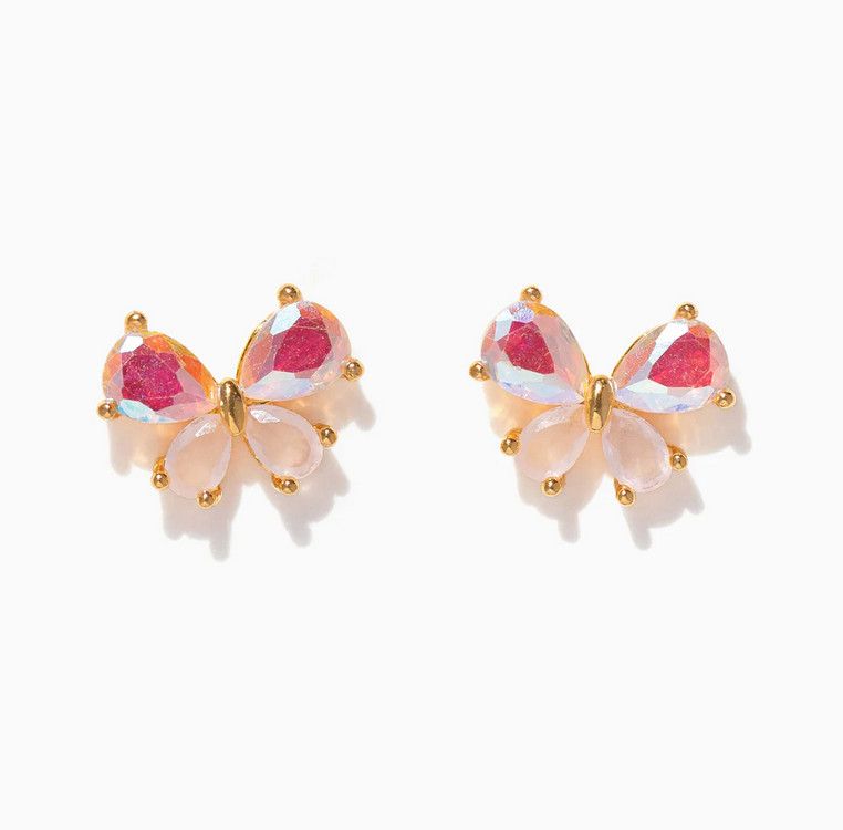 kaleidoscope butterfly studs