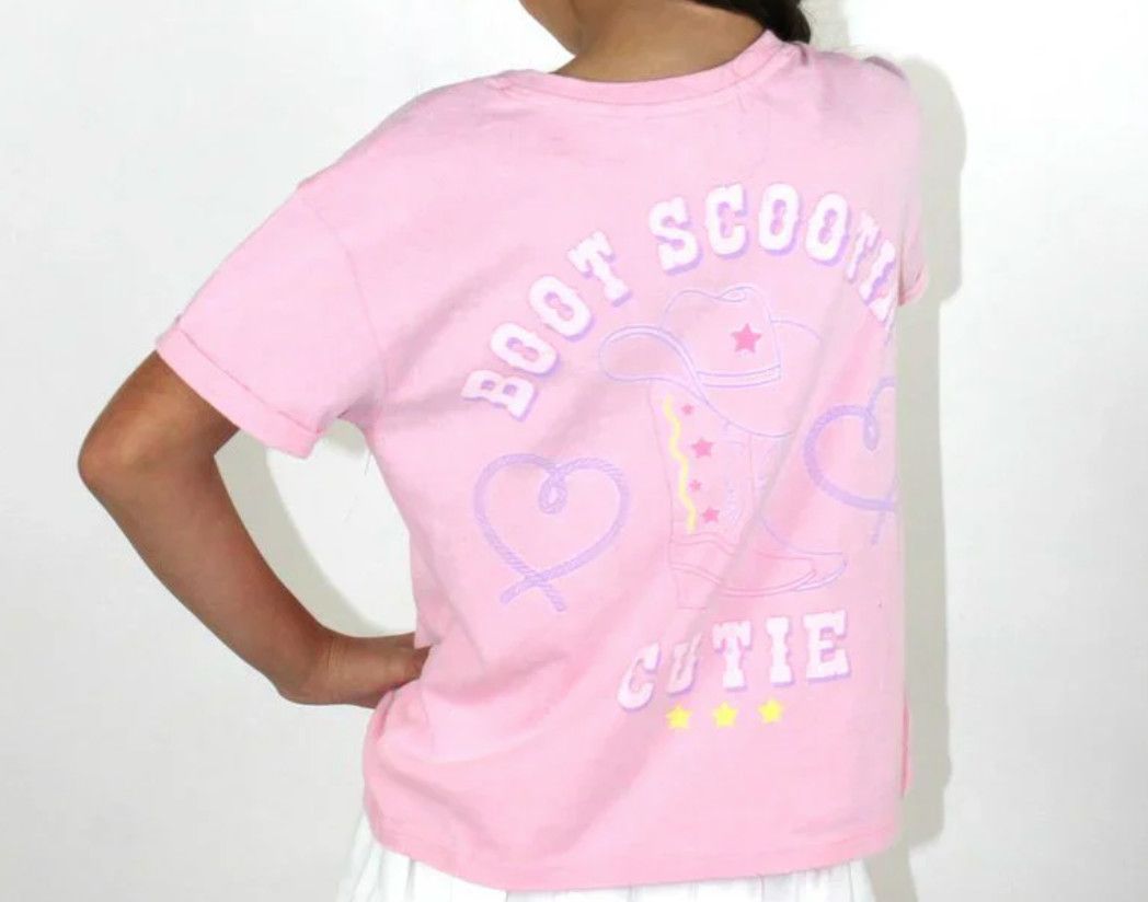 boot scootin cutie tee
