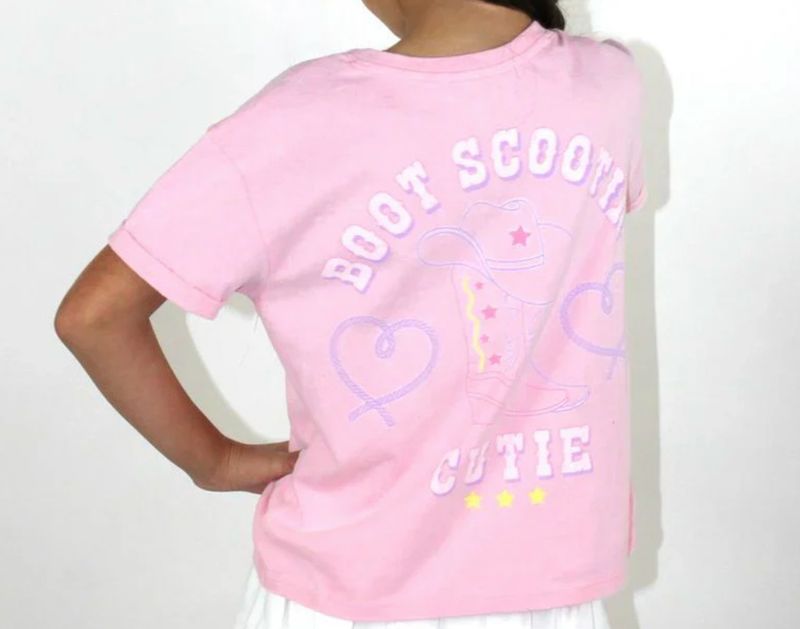 boot scootin cutie tee