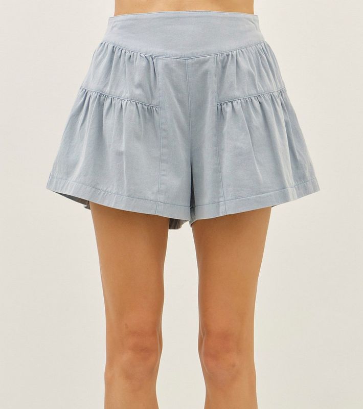 gretchen short- ash blue