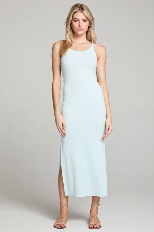 slim tank midi dress