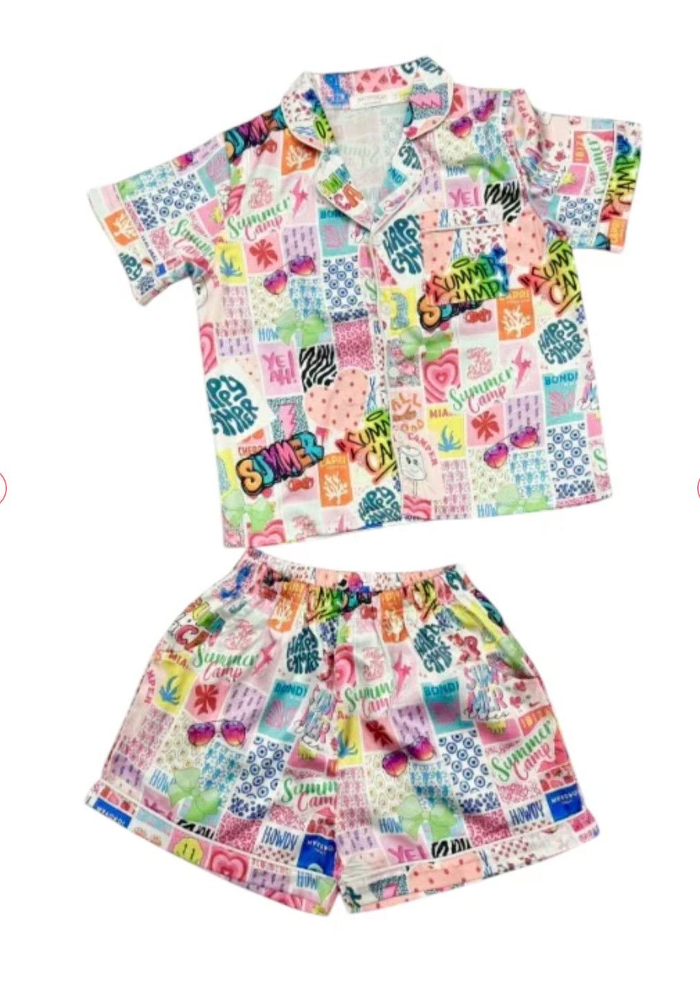 summer camp loungwear set