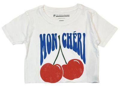 mon cheri crop tee