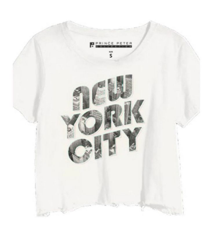 nyc cityscape crop tee